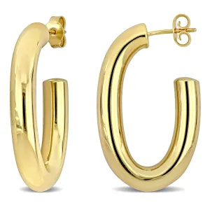 14k Yellow Gold Fashion hoops