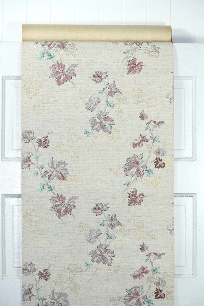 1960s Botanical Vintage Wallpaper