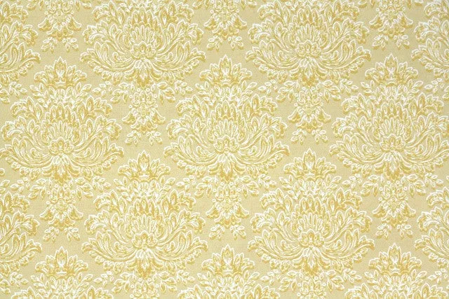 1960s Damask Vintage Wallpaper