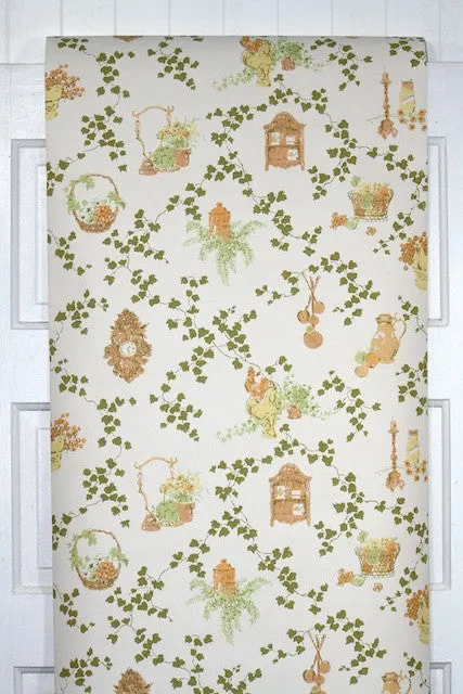 1960s Kitchen Vintage Wallpaper