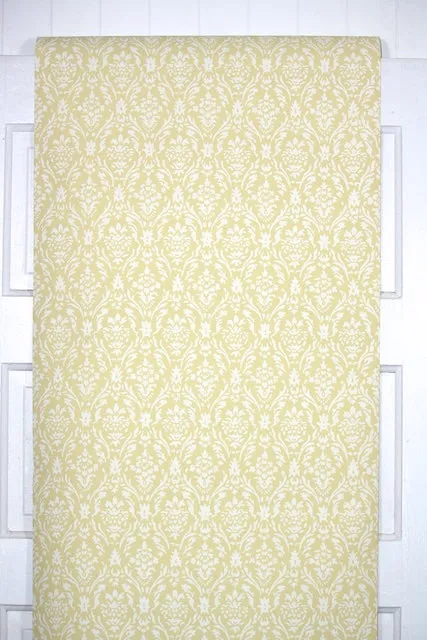 1970s Damask Vintage Wallpaper