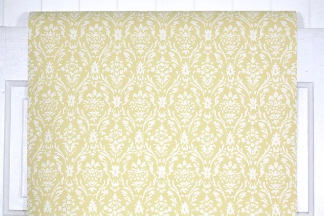 1970s Damask Vintage Wallpaper