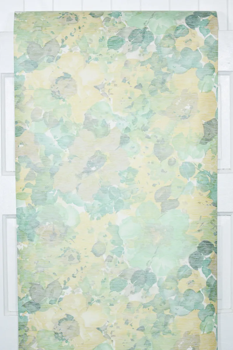 1970s Floral Vintage Wallpaper