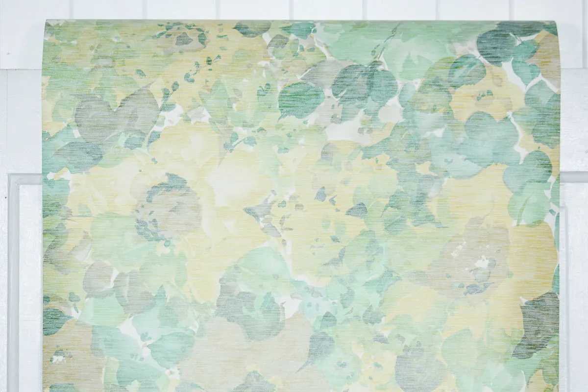 1970s Floral Vintage Wallpaper
