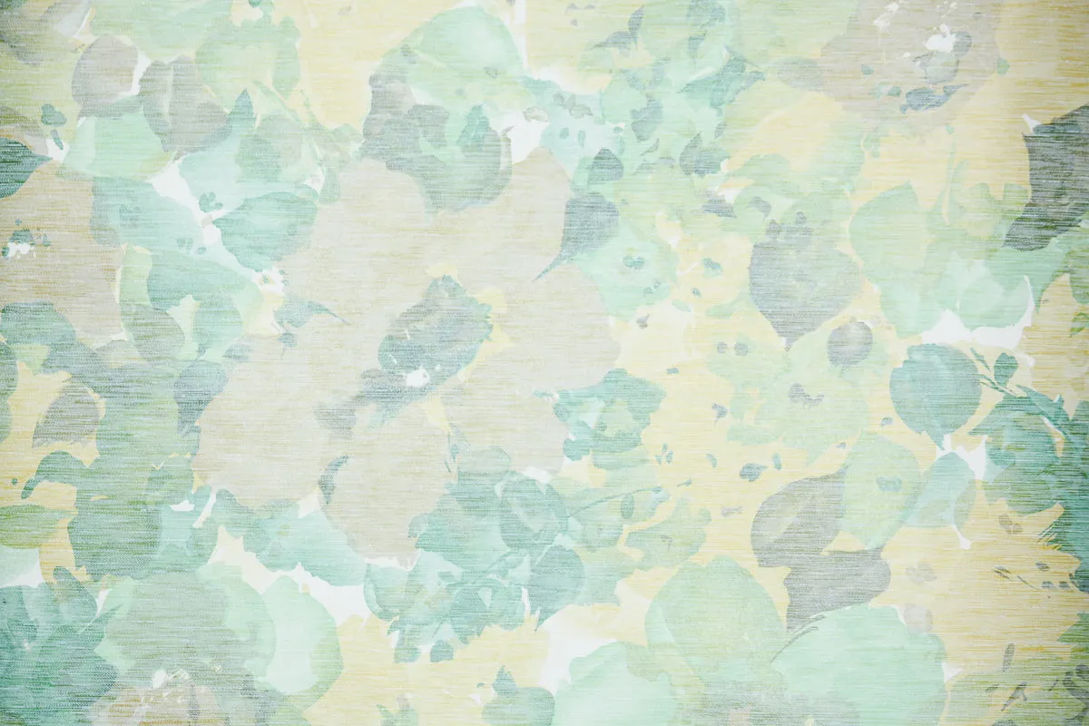 1970s Floral Vintage Wallpaper