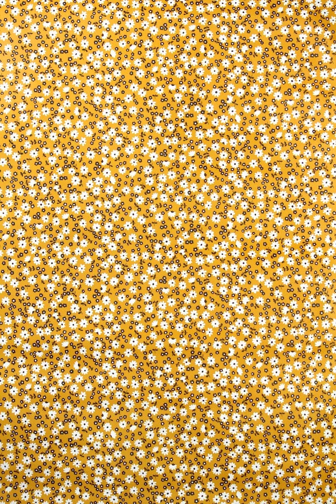1970s Floral Vinyl Vintage Wallpaper