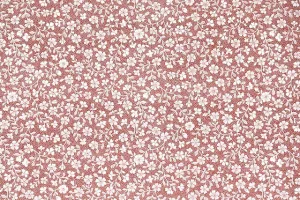 1970s Floral Vinyl Vintage Wallpaper