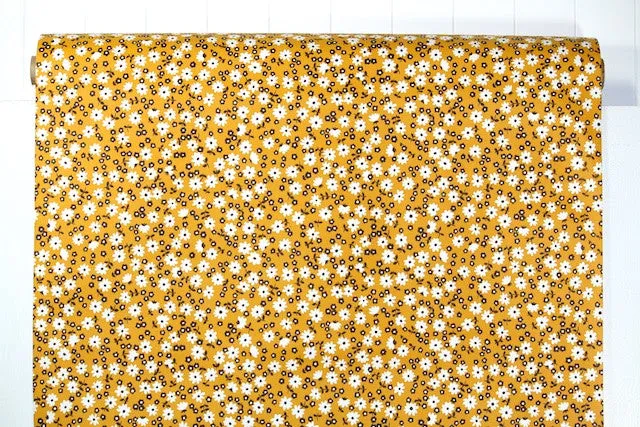 1970s Floral Vinyl Vintage Wallpaper