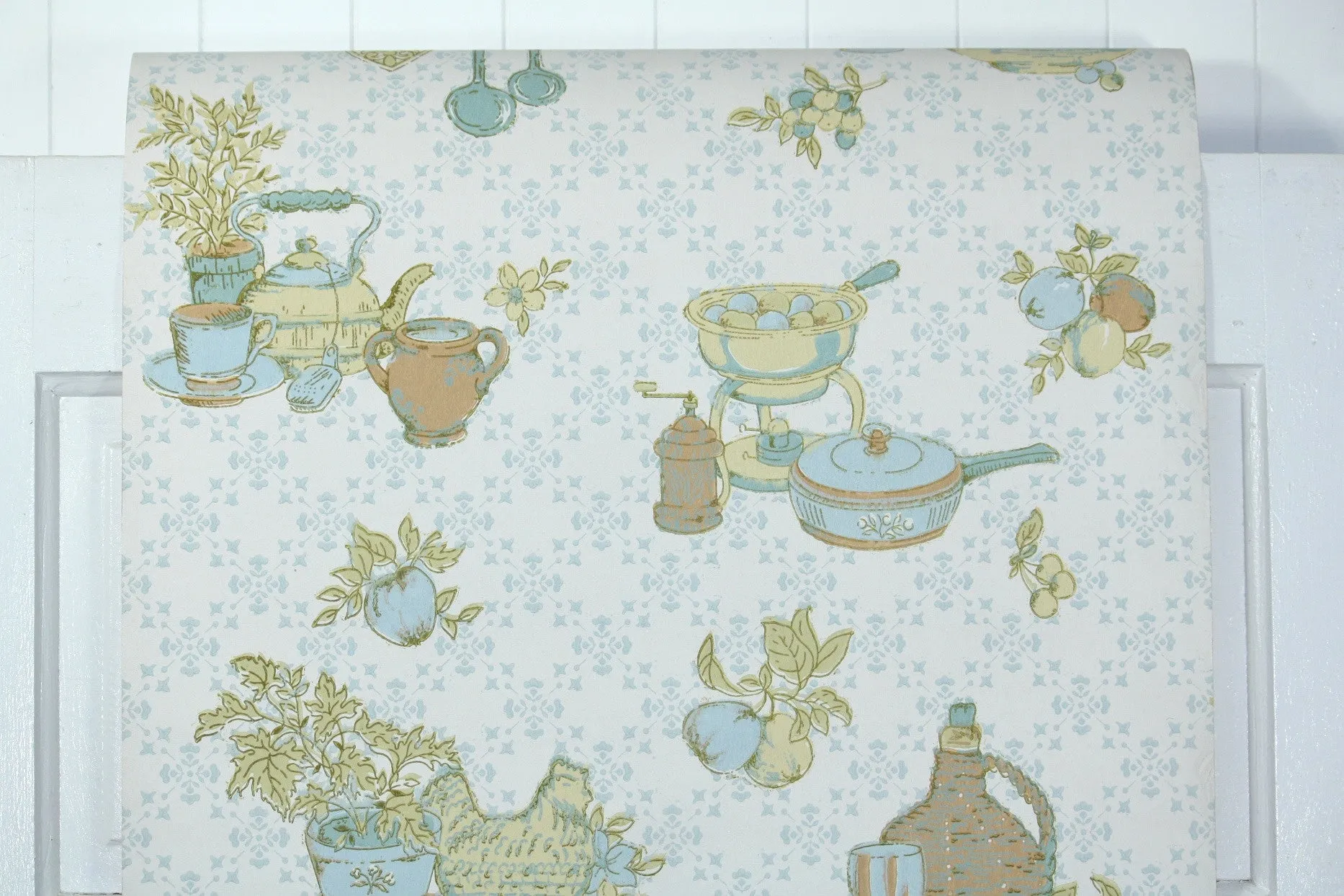 1970s Kitchen Vintage Wallpaper