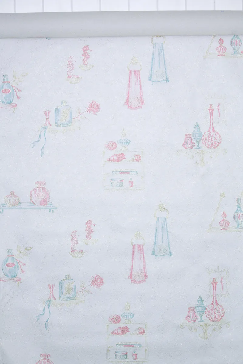 1970s Vinyl Novelty Vintage Wallpaper