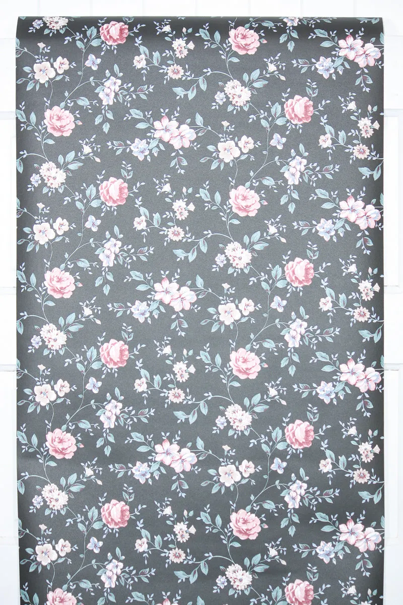 1980s | 1990s Floral Vintage Wallpaper