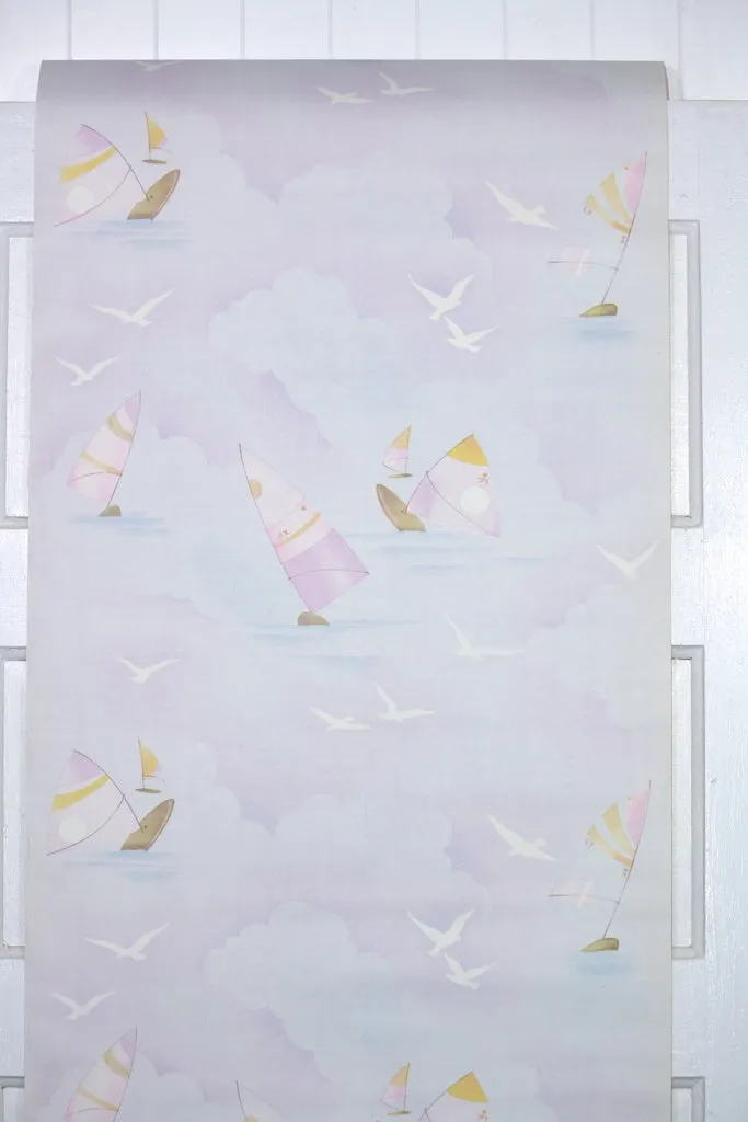 1980s Bathroom Vintage Wallpaper