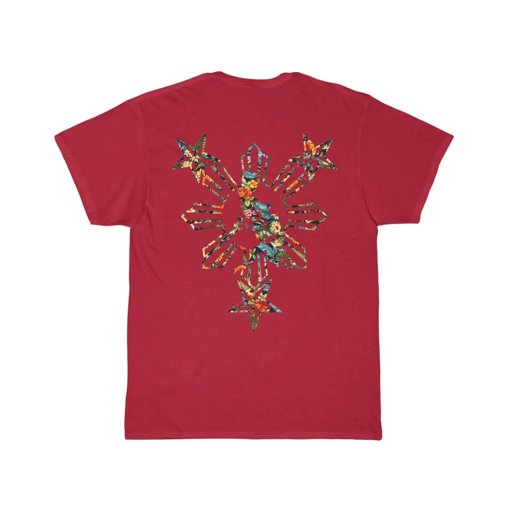3 Stars and Sun Floral  Short Sleeve Tee