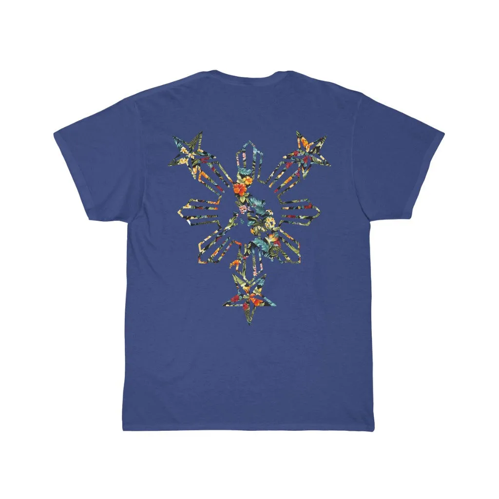3 Stars and Sun Floral  Short Sleeve Tee