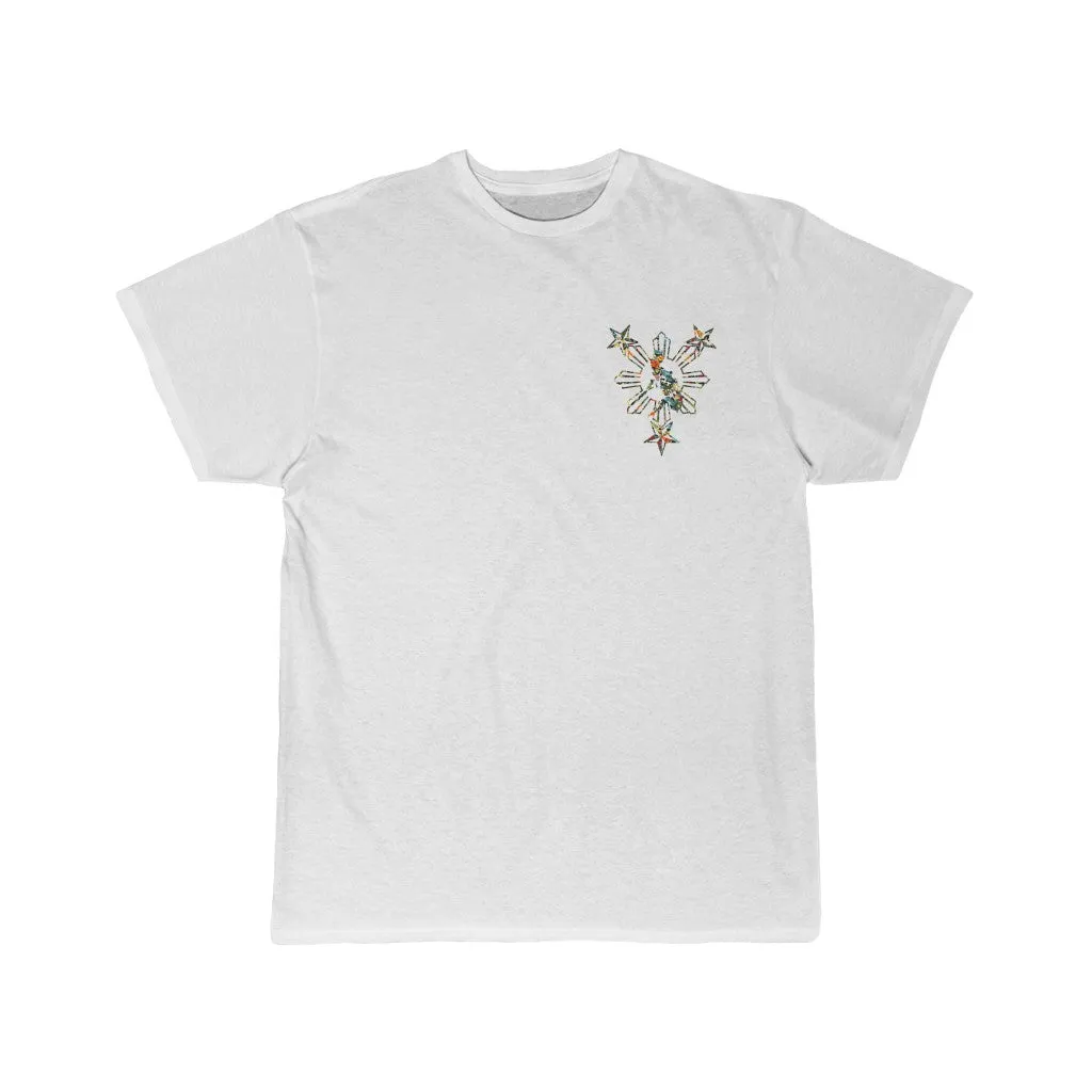 3 Stars and Sun Floral  Short Sleeve Tee