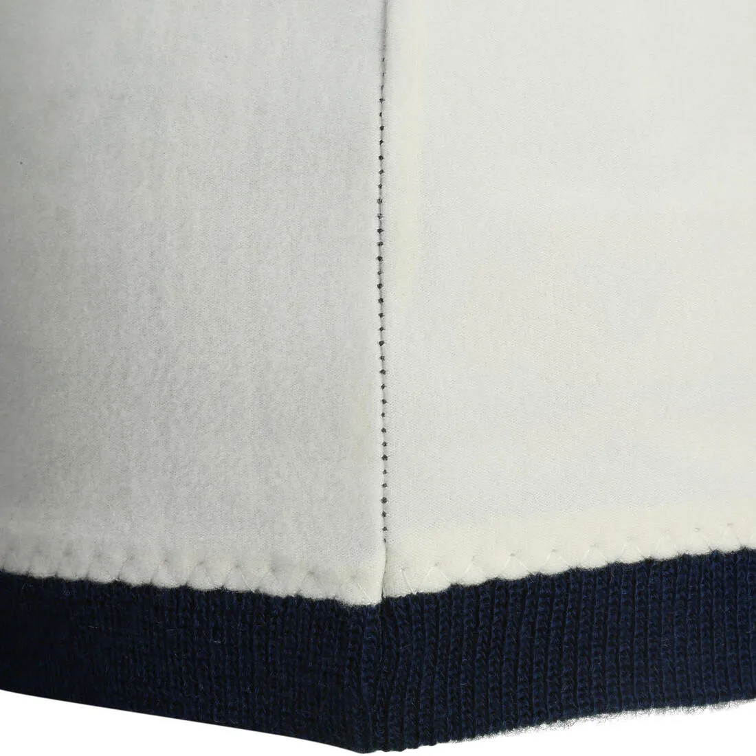 Adult Jacquard Ski Hat - White Navy