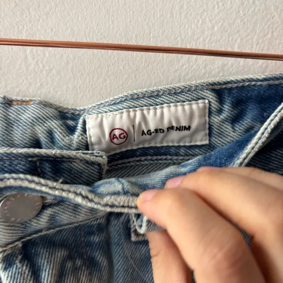 AG Jeans Alexxis Shorts in 21 Years Coastal Bay Sz 25
