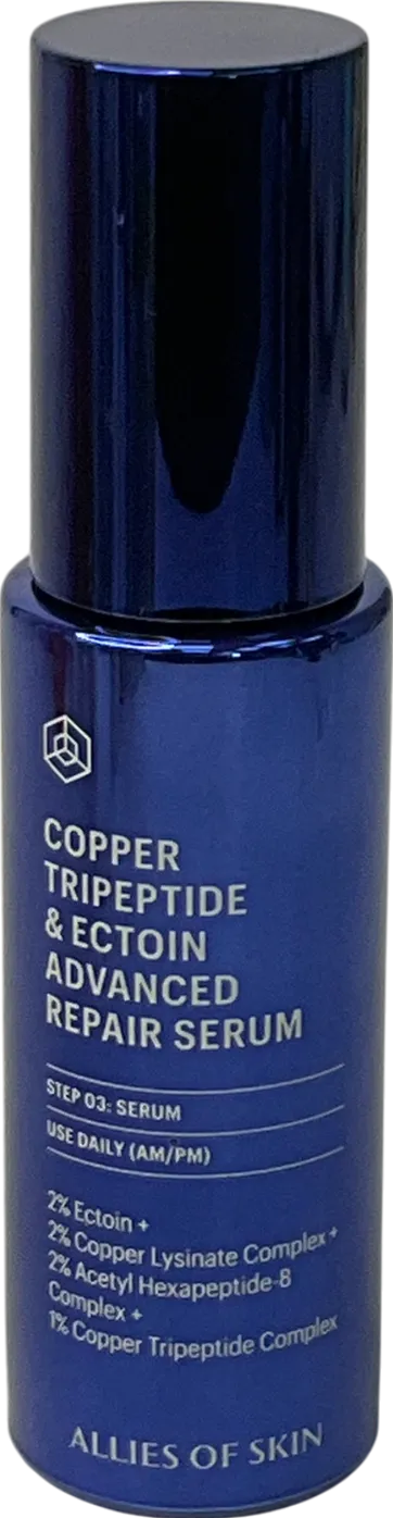 Allies of Skin Copper Tripeptide & Ectoin Advanced Repair Serum 30ml