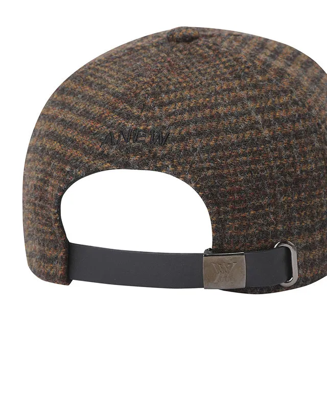 ANEW Golf: Check Ball Cap - Brown