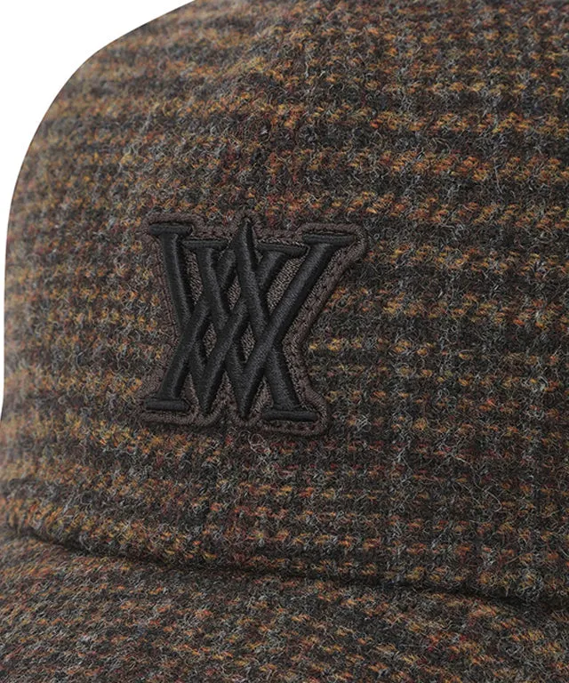 ANEW Golf: Check Ball Cap - Brown