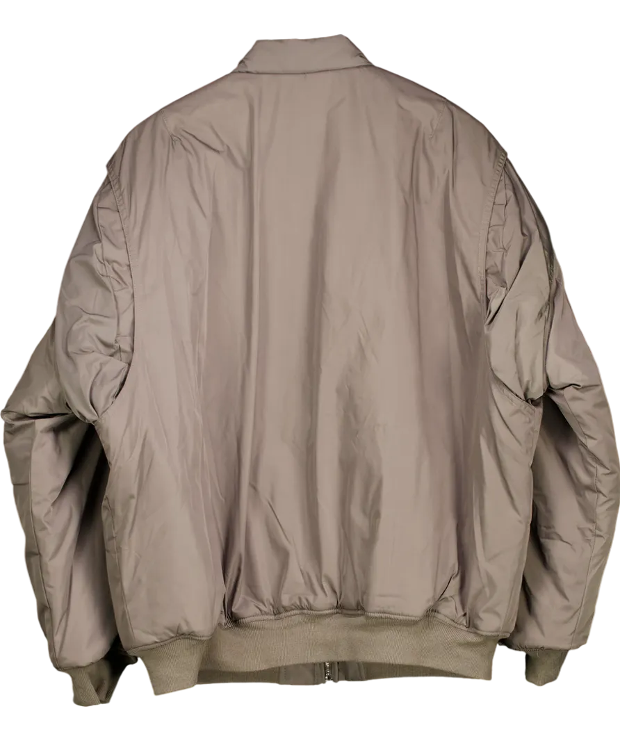 Anthropologie Green Padded Bomber Jacket UK XL
