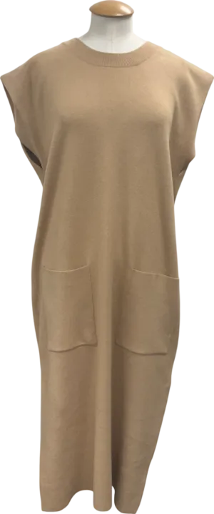 Anthropologie Maeve Sleeveless Column Midi Dresss UK M