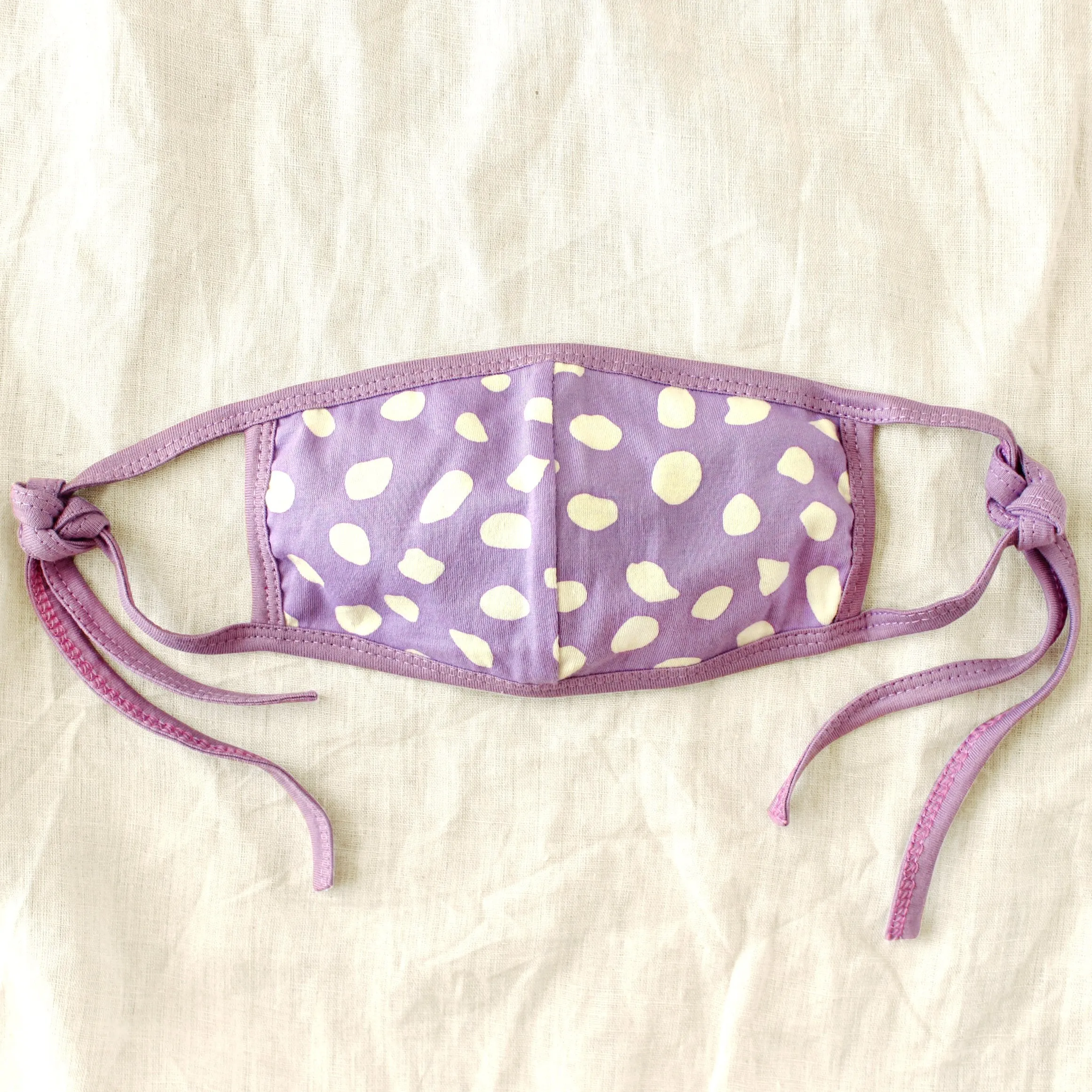 ARNOLDI 3-ply Waterproof Organic Cotton Face Mask, in Lilac