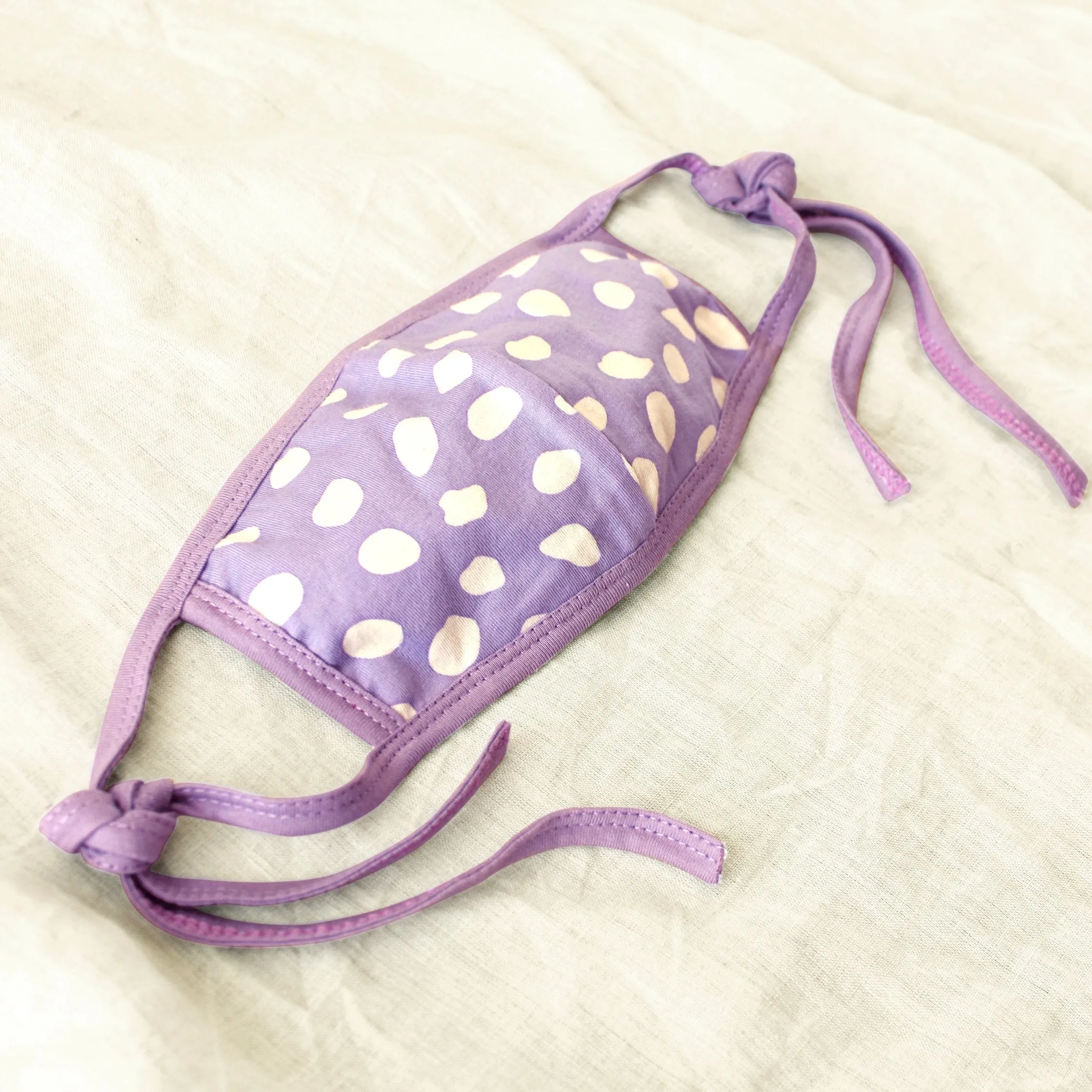 ARNOLDI 3-ply Waterproof Organic Cotton Face Mask, in Lilac