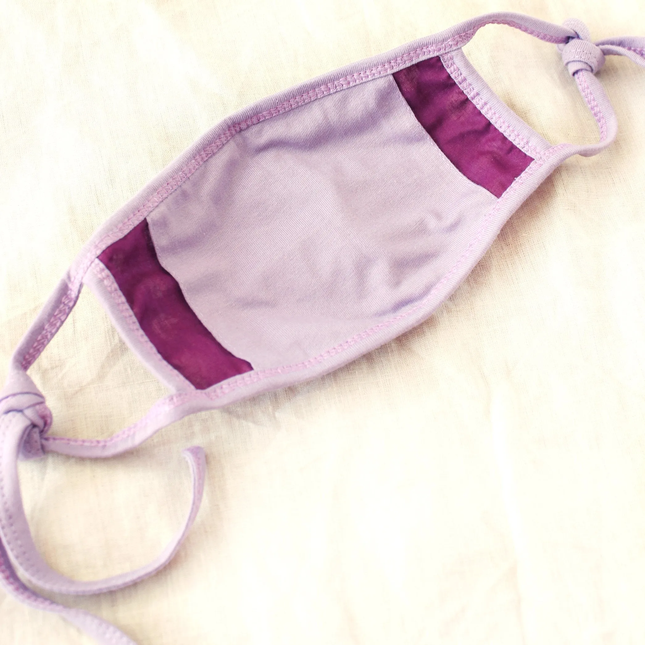 ARNOLDI 3-ply Waterproof Organic Cotton Face Mask, in Lilac