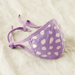 ARNOLDI 3-ply Waterproof Organic Cotton Face Mask, in Lilac