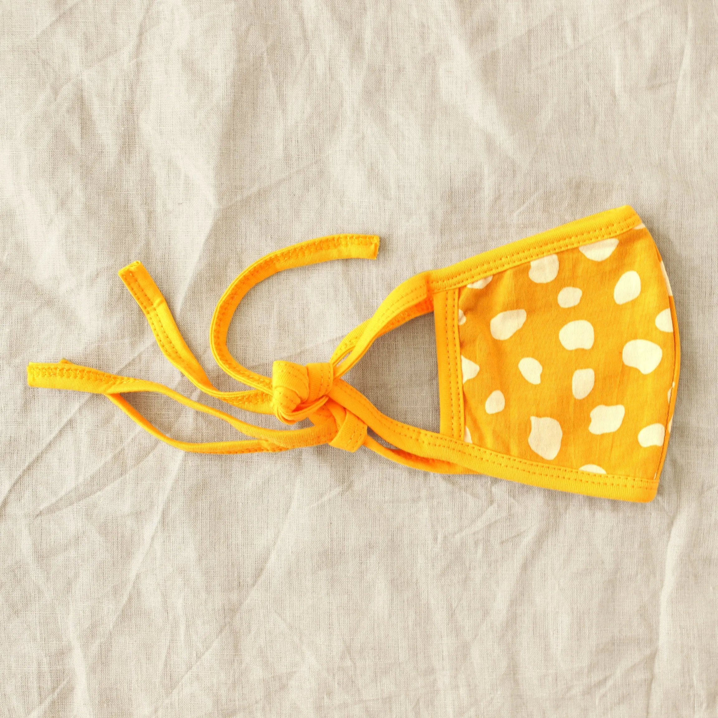 ARNOLDI 3ply Organic Cotton Face Mask (Waterproof), in Golden Saffron