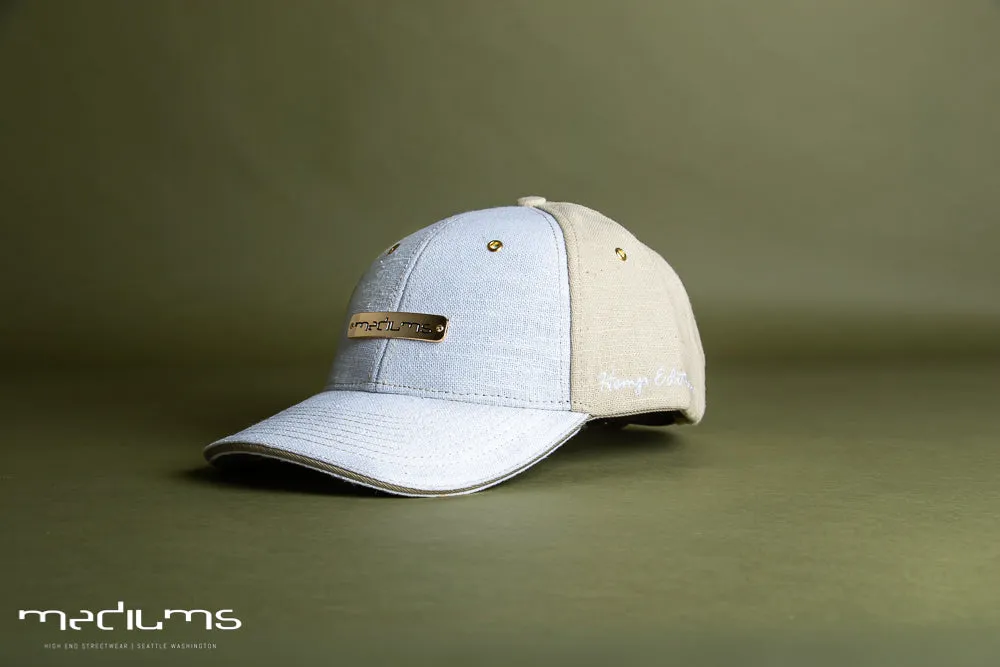 Baseball hemp hat - Beige White