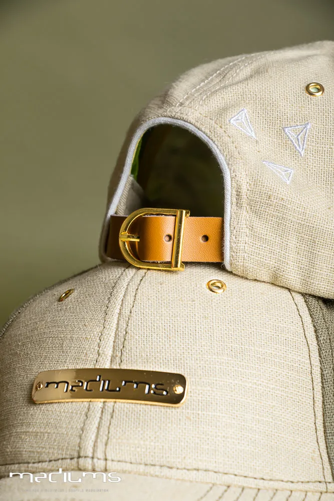 Baseball hemp hat - Beige White