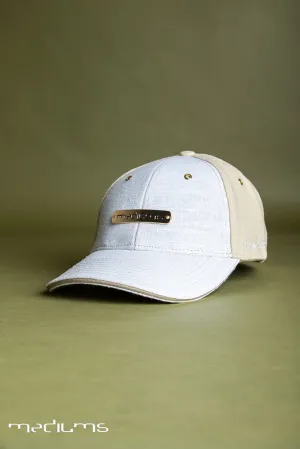 Baseball hemp hat - Beige White