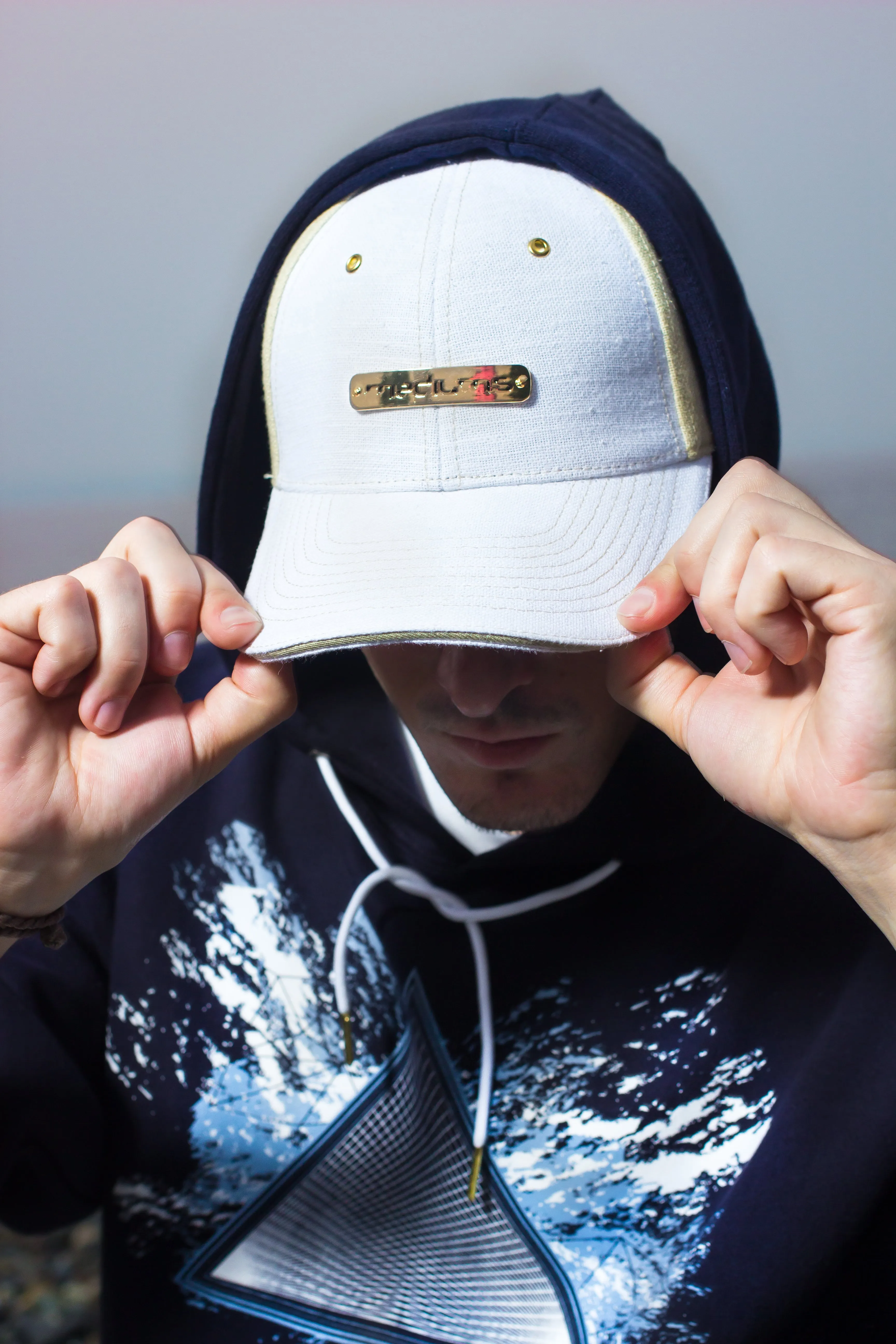 Baseball hemp hat - Beige White
