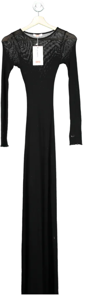 Bayse Black Giselle Maxi Dress UK XS