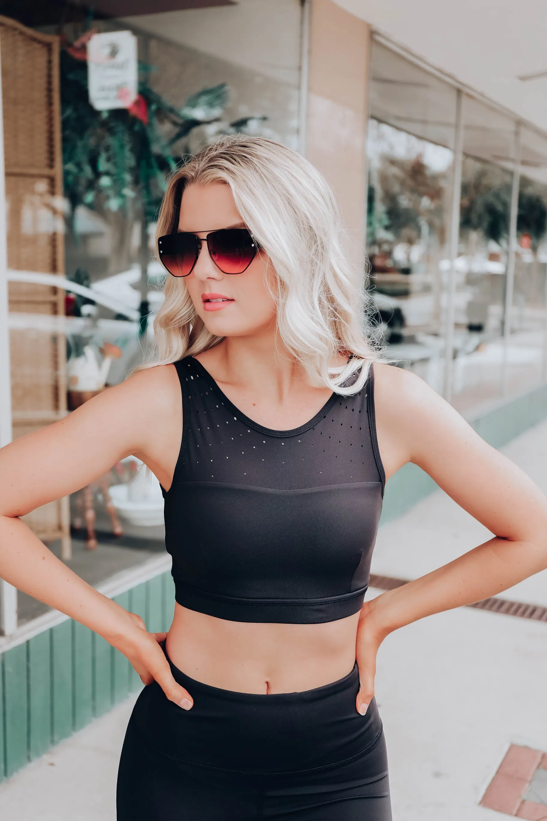 Be Determined Sports Bra - Black