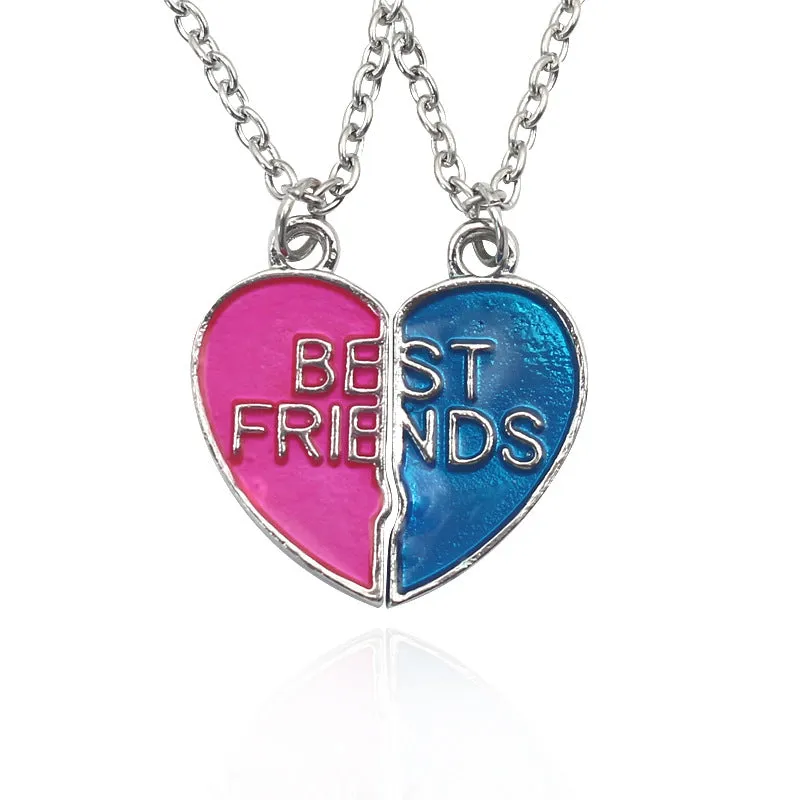 Best Friend Series BFF Necklace For 2-8 BFs