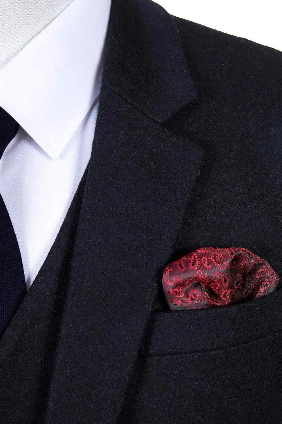 BLACK TWILL TWEED JACKET