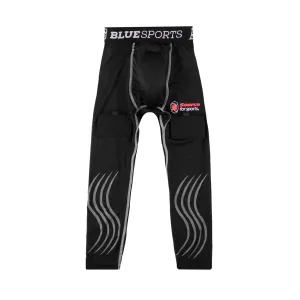Blue Sports Senior Compression Jock Pants