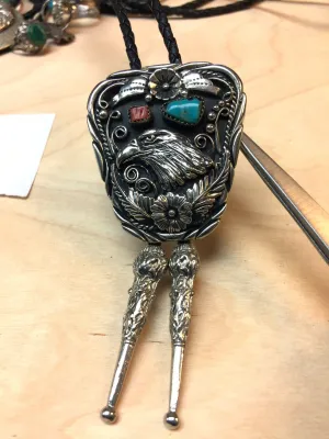 Bolo Tie - Eagle - Manufactured - Base Metal