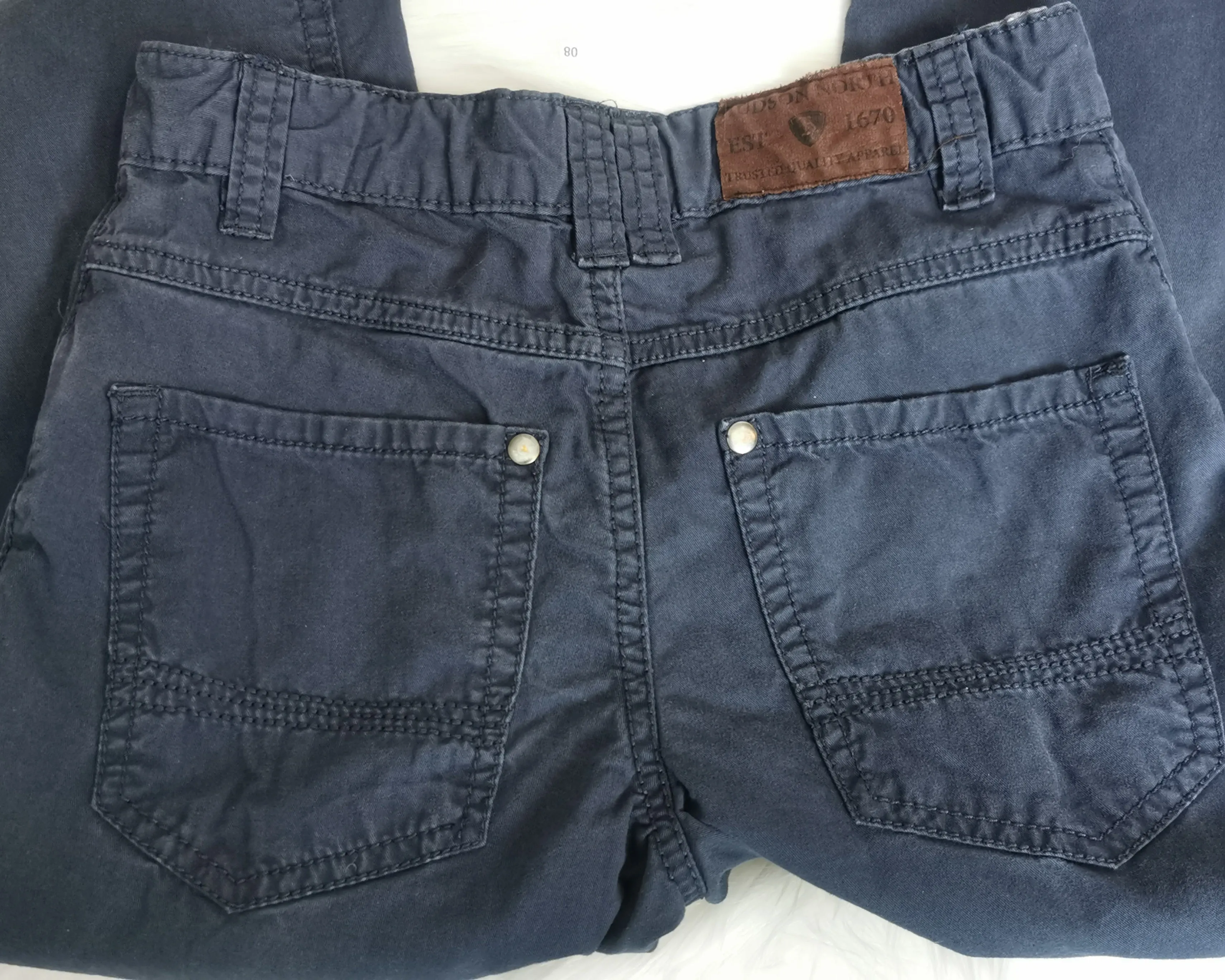 BOY SIZE 8 YEARS - HUDSON NORTH, Casual Cotton Pants EUC B16