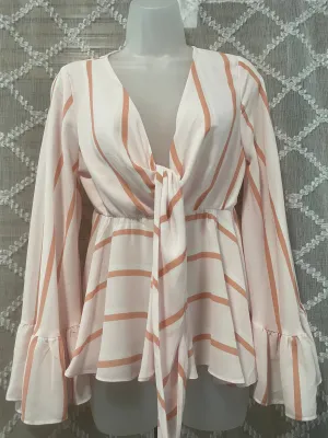 Buddy Love Ruffle Sleeve Kimono Top