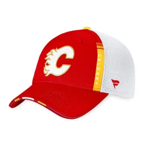 Calgary Flames Fanatics Authentic Pro Draft Structured Trucker Hat