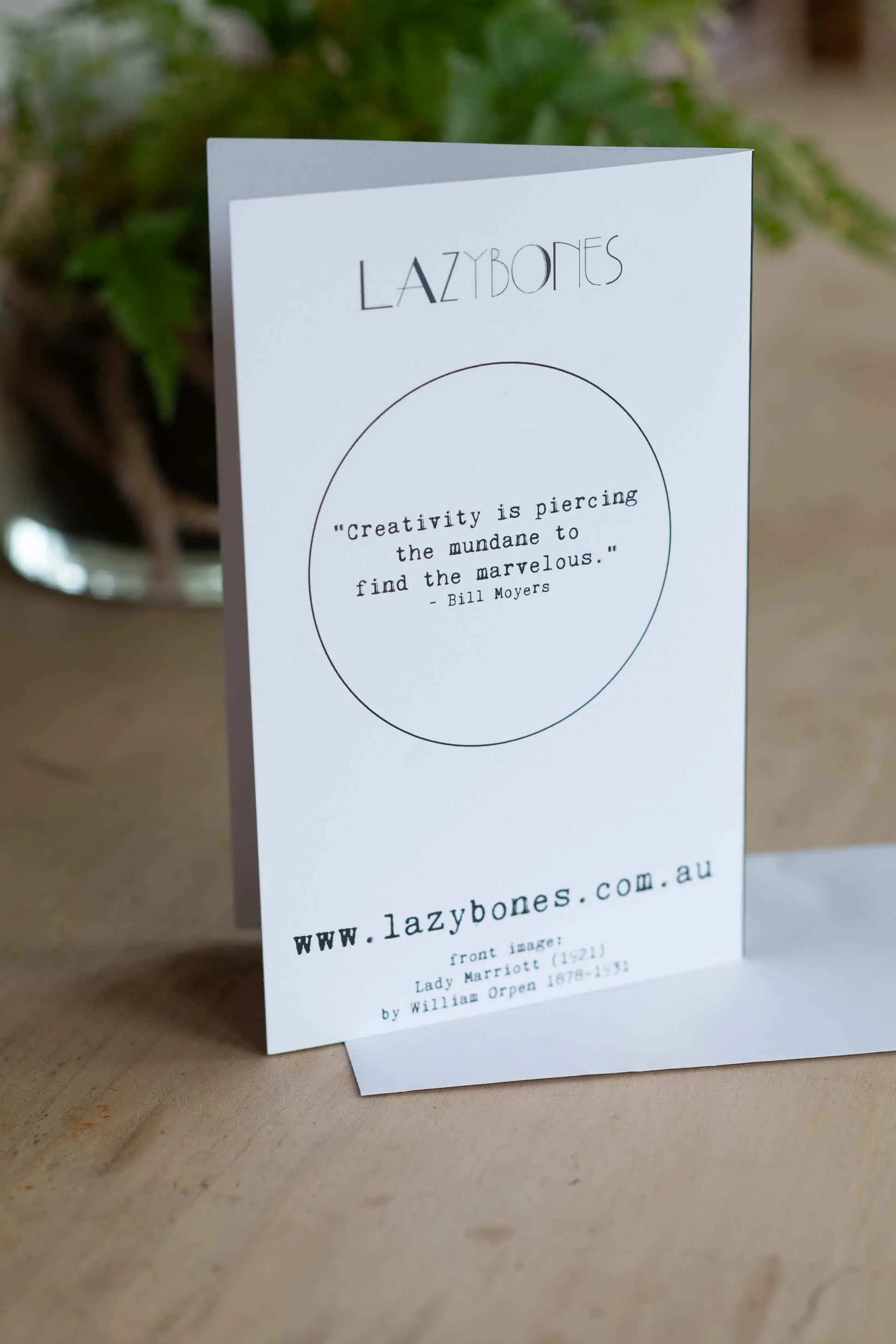 Card "Lady Marriott"