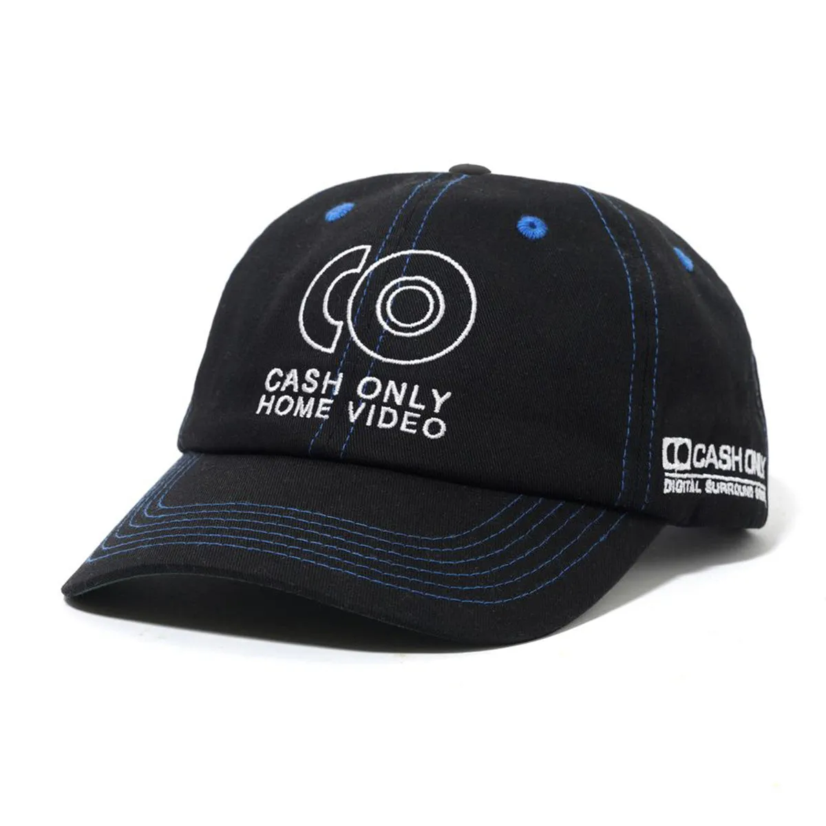 Cash Only - Home Video 6 Panel Cap Black