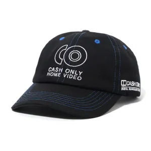 Cash Only - Home Video 6 Panel Cap Black