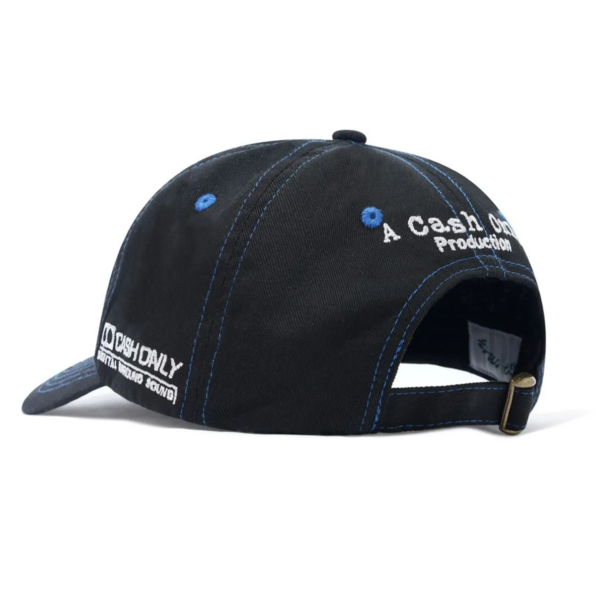 Cash Only - Home Video 6 Panel Cap Black