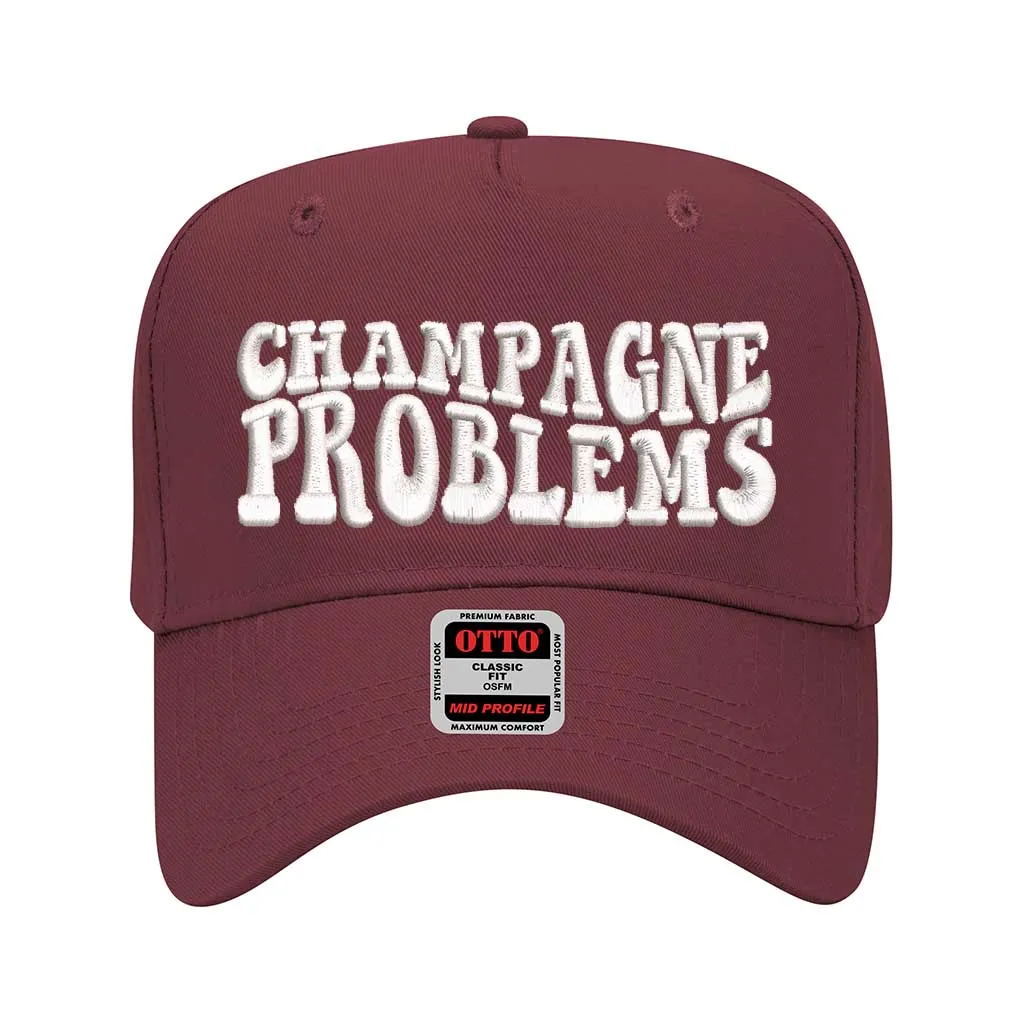 Champagne Problems 5 Panel Baseball Hat