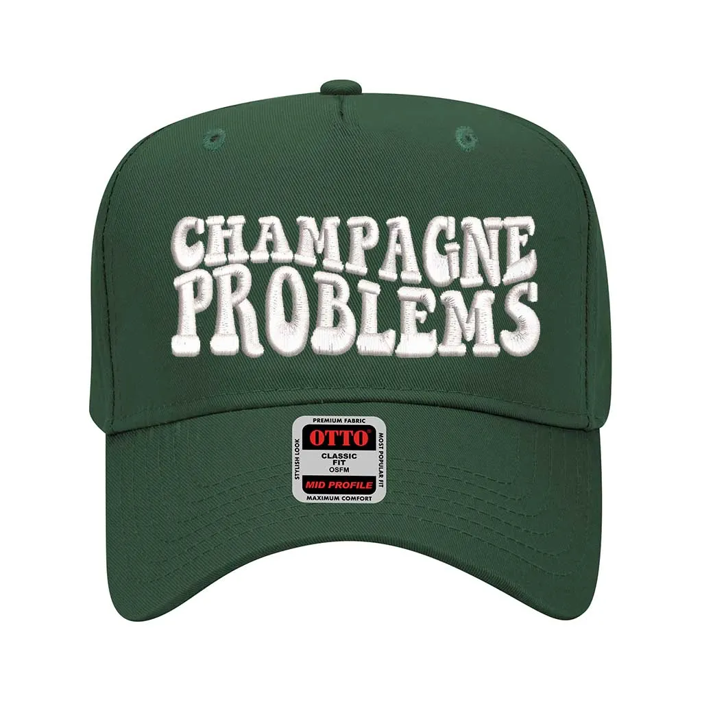 Champagne Problems 5 Panel Baseball Hat